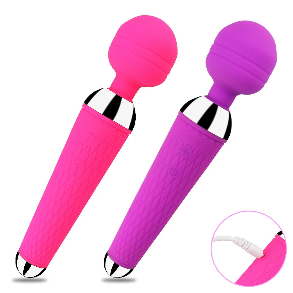 G Spot Dildo Vibrator for Women Powerful Magic Wand AV Stick Female Vagina Clitoris Stimulator Massager Sex Toys 18 Adult