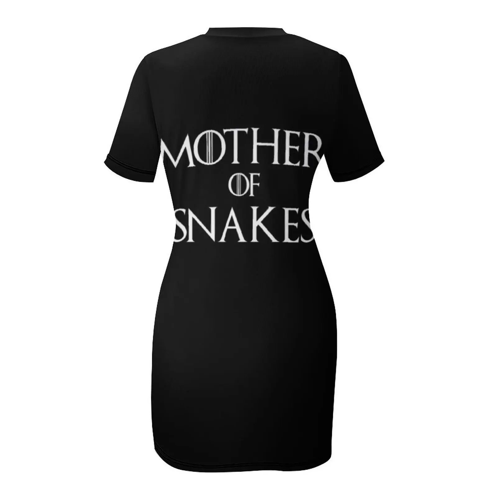 Madre di serpenti T Shirt Abito a maniche corte abito da festa da donna di lusso tuta estiva da donna Abito lungo da ballo 2025