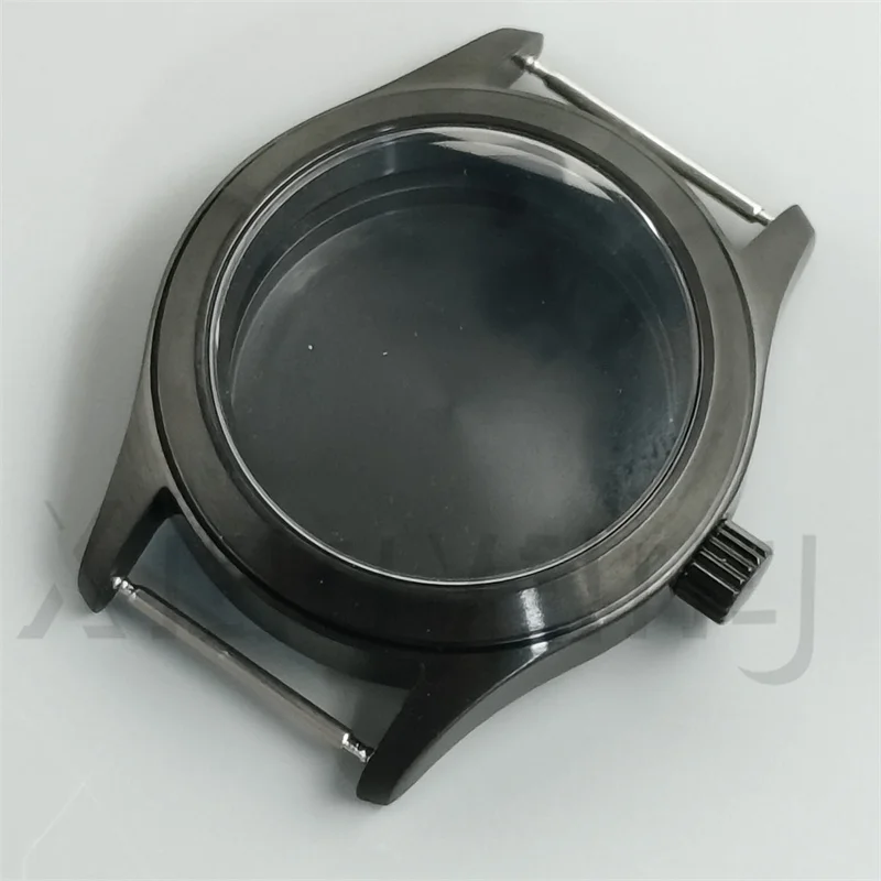 36MM/39MM Brushed Brass Bronze Diver Pilot Watch Case AR Blue Domed Sapphire Crystal Fit NH34 NH35 NH36 NH38 NH70 ETA2824 PT5000 - view 4