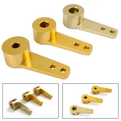 Servo braccio sterzo singolo in lega di alluminio clacson 3.1/4.1/5.1mm per parti servo Coreless digitali cingolate per auto RC a coppia elevata