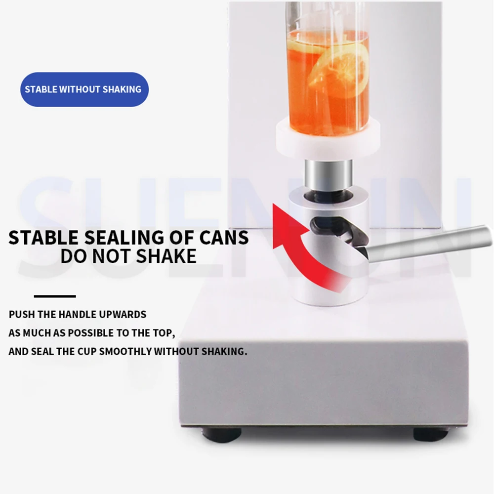 ร้านชานมอัตโนมัติ เครื่องซีลเครื่องดื่ม เครื่องซีลกระป๋อง เครื่องซีลกระป๋องเบียร์อลูมิเนียม เครื่องซีลโคล่า