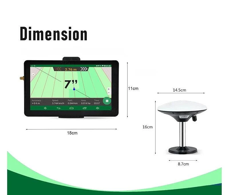 Fast Delivery Ag Guidance Systems Gnss Gps in Agriculture Field Measuring for Tractors