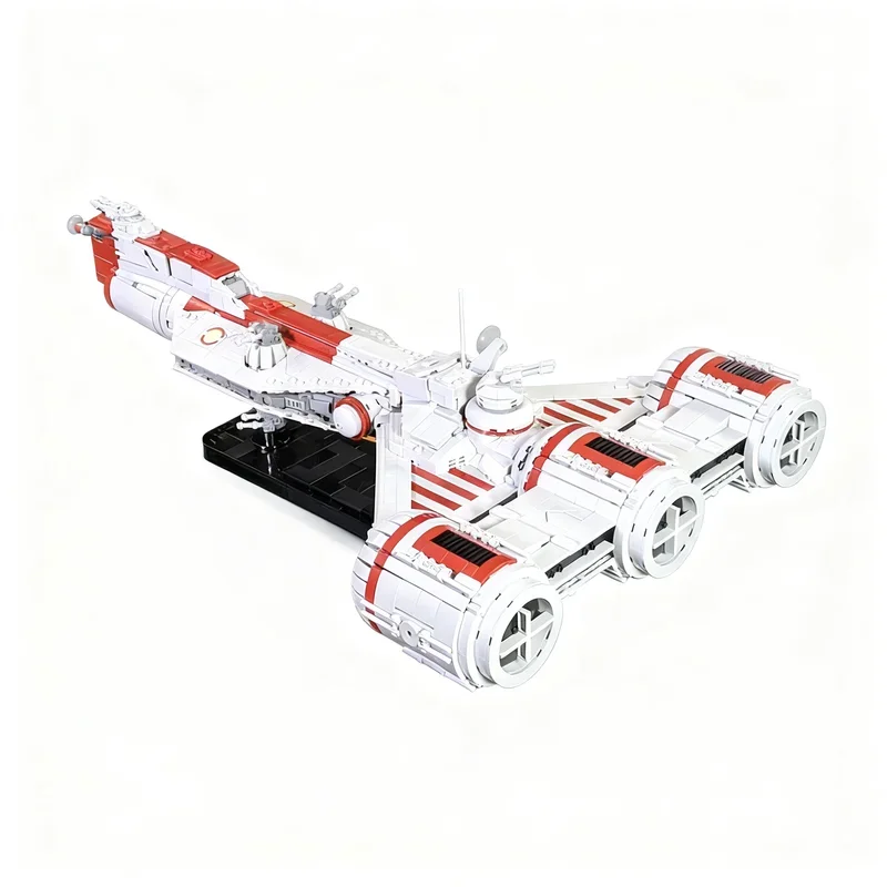3606PCS MOC Space Battle Movie Republing Frigate Charger C70 Combat Refit Model Building Blocks DIY Creative Ideas Toy Series