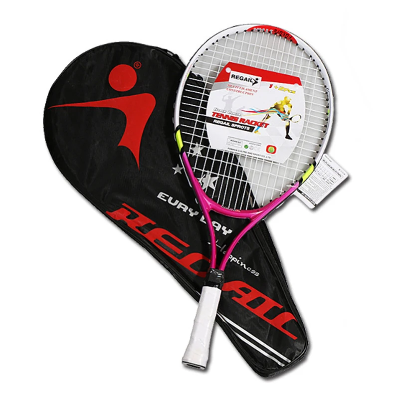 Special Aluminum Alloy Tennis Racket for Teenagers, Strong Nylon Wire for Children's Training, 23 in