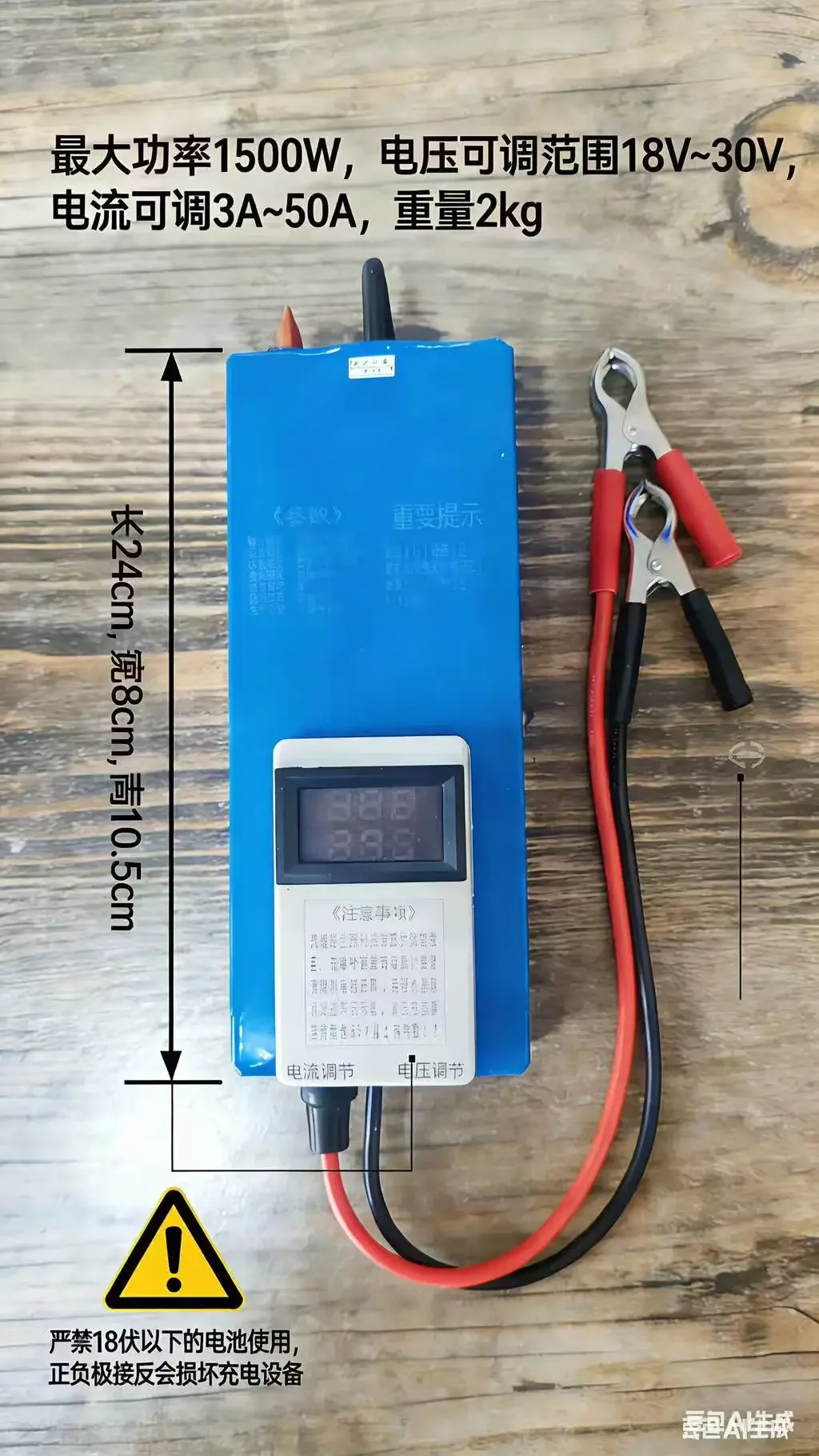 1A-50A 30A Current 2V~30V Voltage Adjustable Charger 12V 14.6V 24V 29.2V 3.65V 4.2V Lifepo4 Lithium-ion Fast Charging 4S 8S