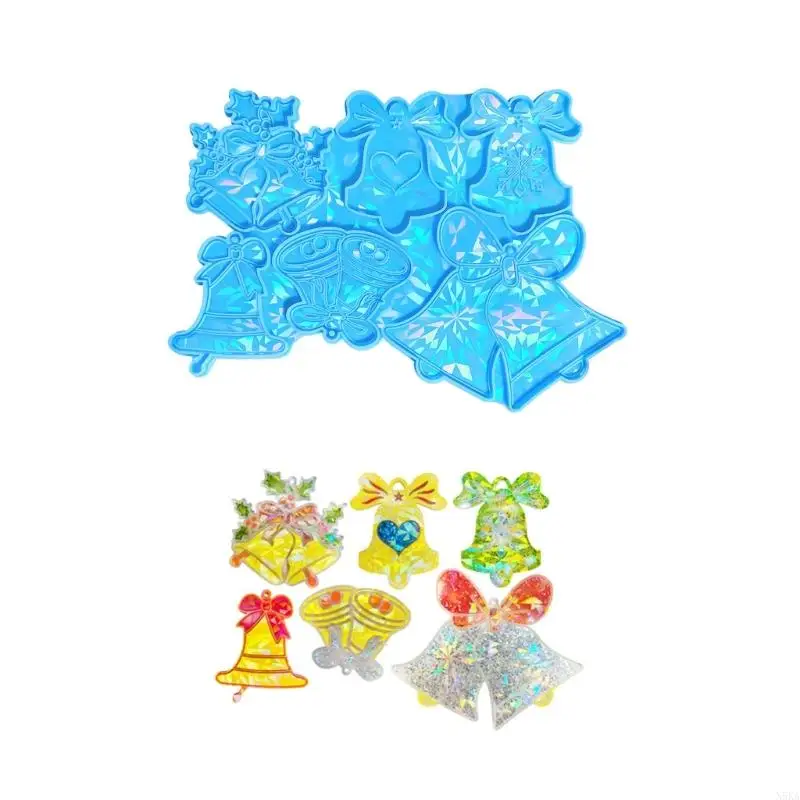 

N5KA Silicone Light and Keychain Moulds Perforable Earrings Pendant Crafts