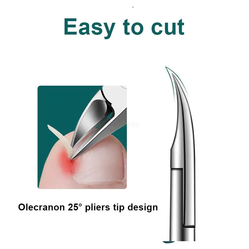 자란 손톱깎이 발톱깎이 네일 큐티클 클리퍼 전문 페디큐어 도구 Olecranon Clippers Paronychia 개선