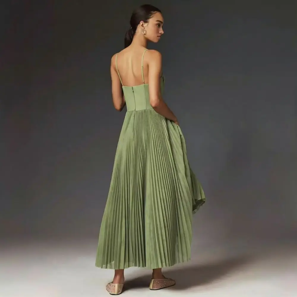 Women Sexy Evening Gown Deep V Neck Backless Sleeveless Maxi Dress Slim Fit Elegant Wedding Party Bridesmaid Summer Vestidos