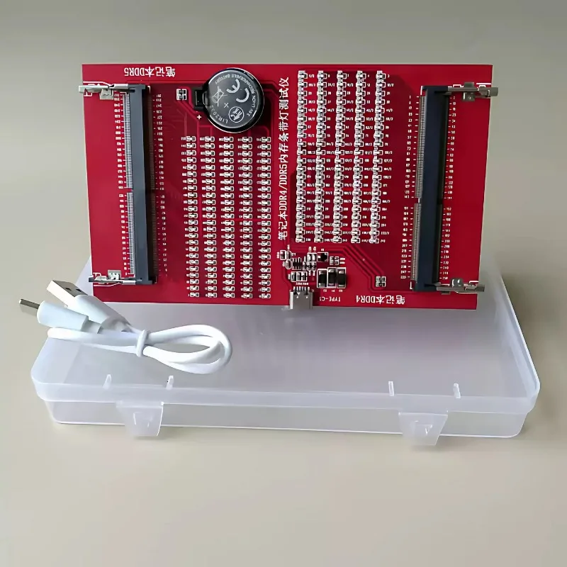 Desktop DDR3/4/5 Server Memory Stick Tester Computer Detection Tool Fault Diagnosis USB Power Supply