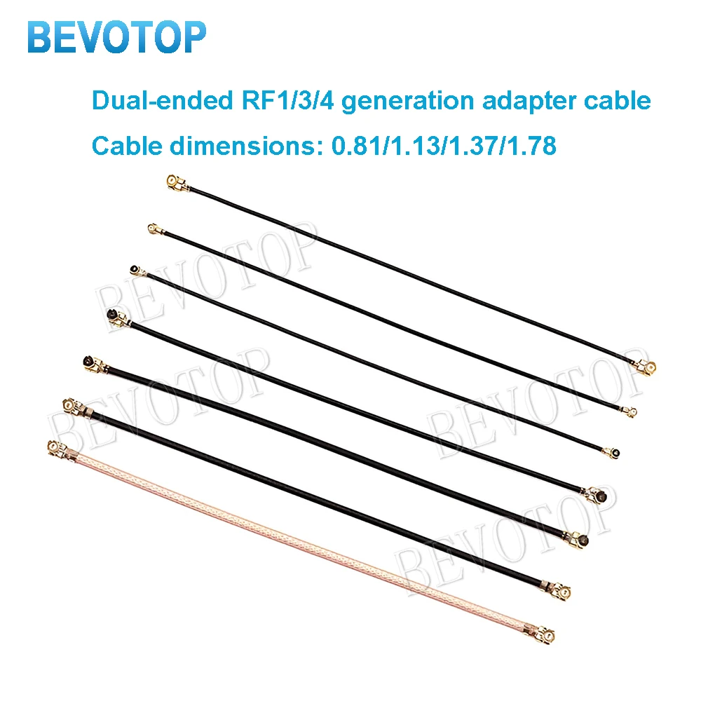 10PCS uFL/IPX-1(MHF4) Female to Female WIFI Antenna RF Cable RG1.13/0.81mm RG178 Extension Cable