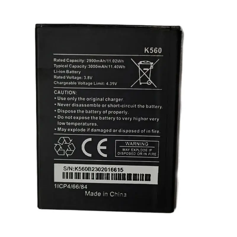 

10pcs 3.8V 3000mAh Battery Wiko K560 Phone Batteries