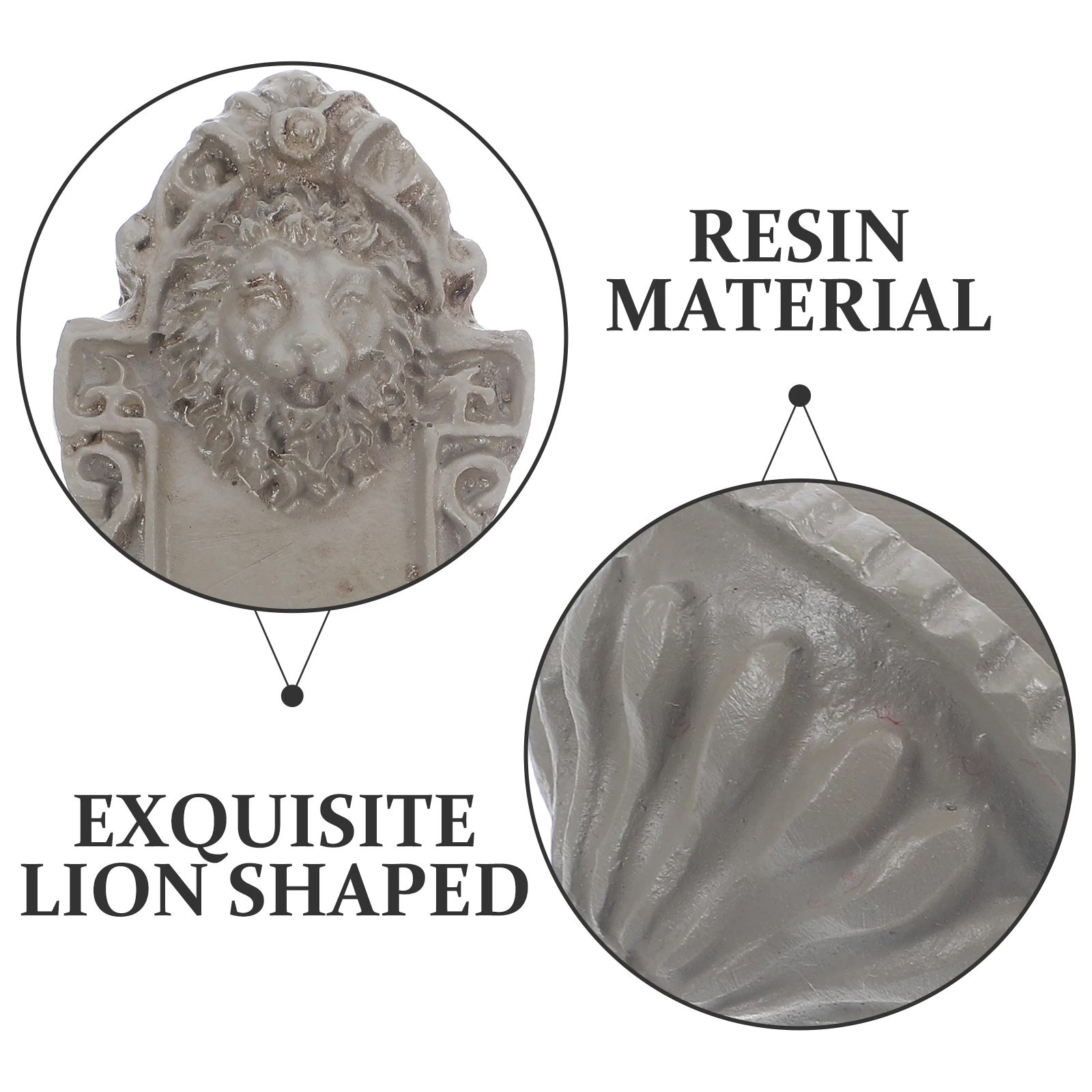 

Lion Head Wall Decoration Dollhouse Furniture Farm Garden Accessories Mini Prop Ornaments Tiny Small Pool