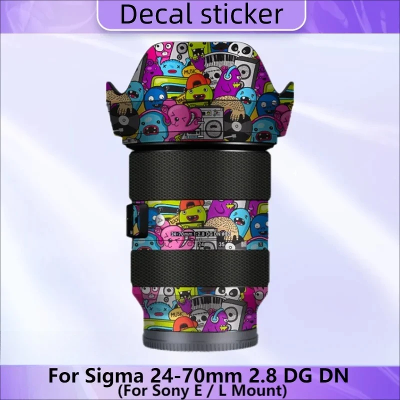 

For Sigma 24-70mm 2.8 DG DN Art For Sony Mount Camera Lens Sticker Coat Wrap Protective Film Protector Decal Skin 24-70 F2.8