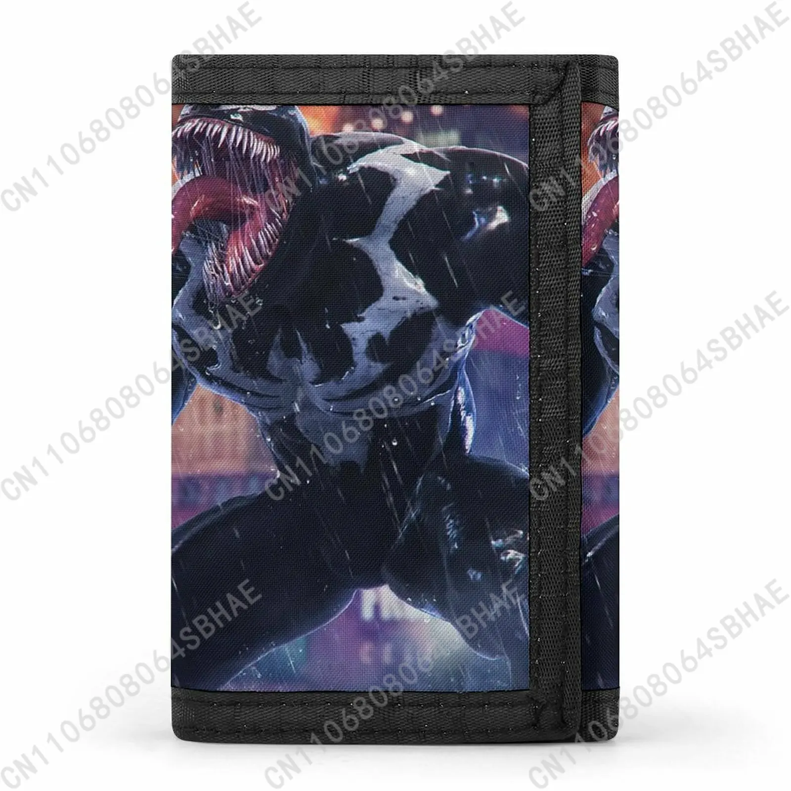 

Marvel Venom Tri Fold Wallet Teenage Girls Boys Slim 3 Fold Card Personalized Pattern Purse School Daily Use Cosplay