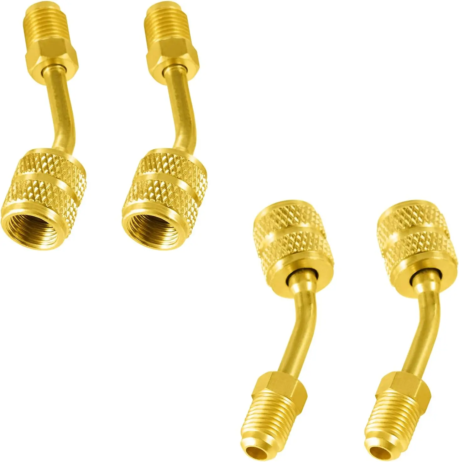 

R410a Adapter, 5/16" Female to 1/4" Male Air Conditioner & Hose Connectors for R410a Refrigerant Split HVAC Recharging & More,