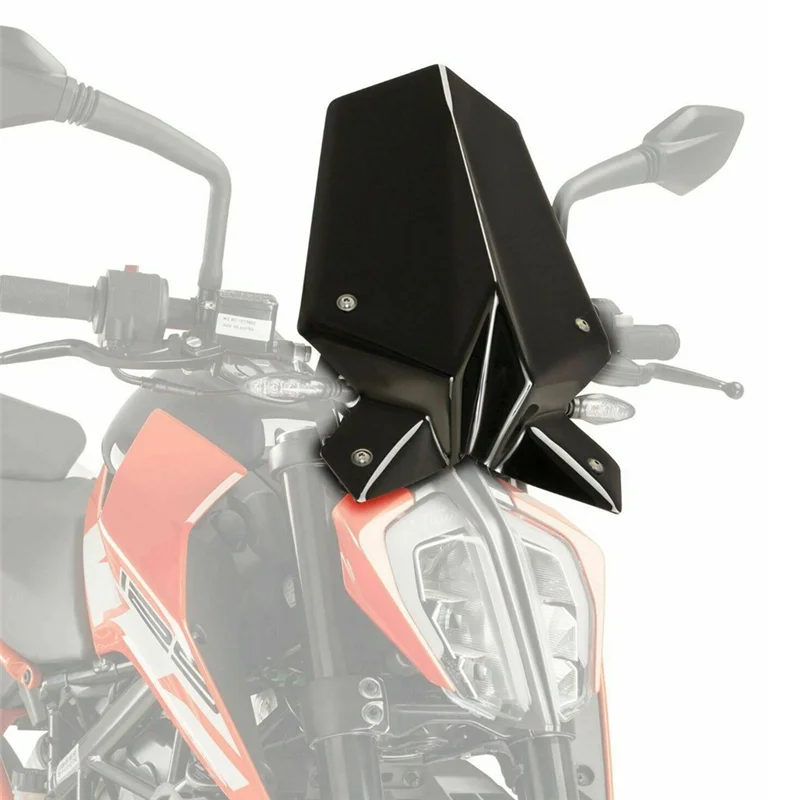 

Premium For DUKE 125 200 390 2017-2022 Motorcycle Windscreen Windshield Screen Shield Wind Deflector Bracket