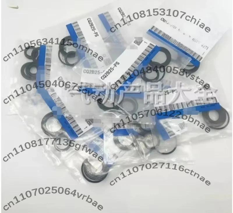 10 pcs CDQ2B/CQ2A/CQ2B16-PS CQ2B20-25/32/40/50/63/80 Cylinder Repair Seal Kit