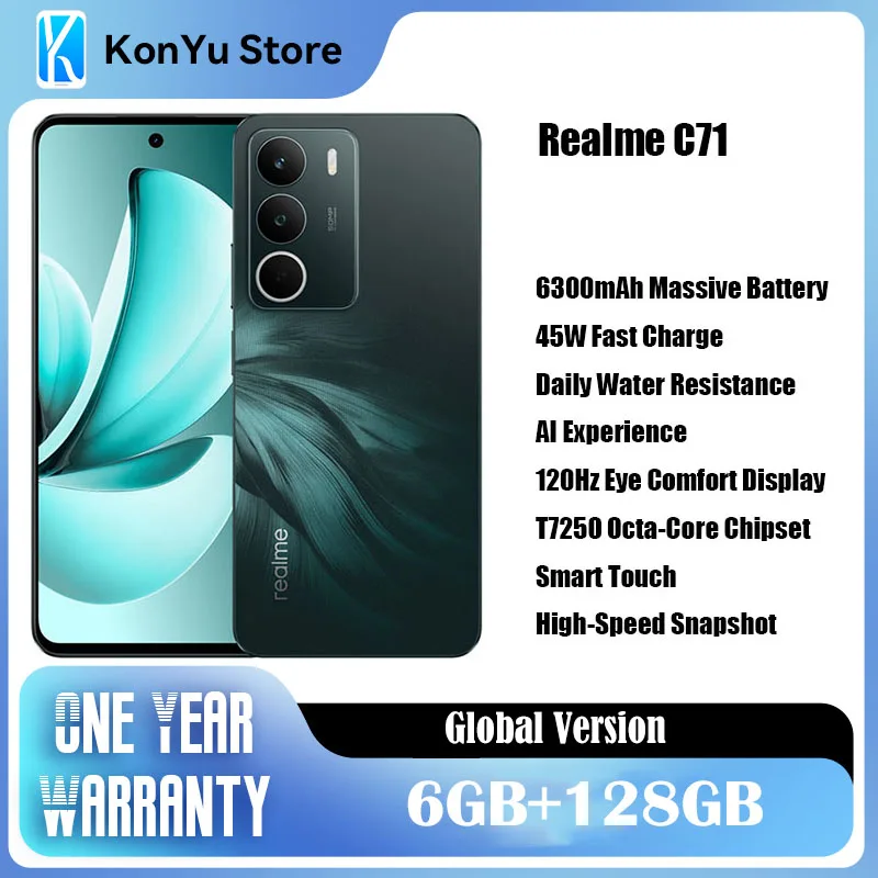 realme C71 phone 6.67