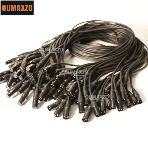 DMX512 3-pin Signal Cable line 3 pin XLR Connector DMX cable Par light LED effect light Stage lighting Special Long Customized