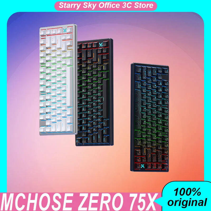 MCHOSE ZERO 75X Mechanical Keyboard Heavenly King Magnetic Axis Aluminum Alloy Upper Shell 8k Low Latency Custom Gaming Keyboard