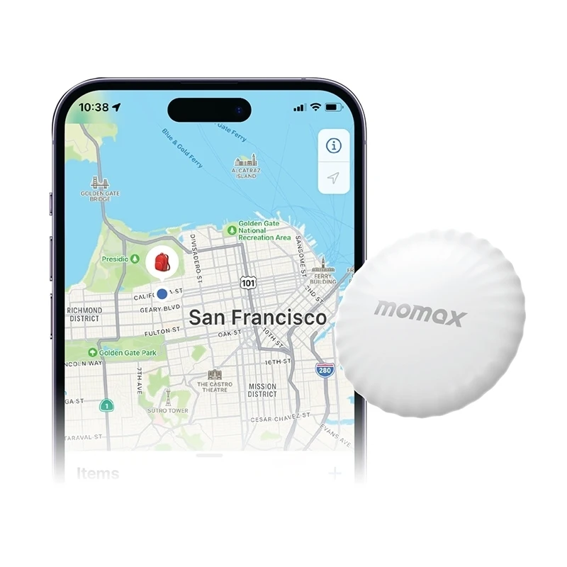 MOMAX PINTAG-BR5 Posicionamento sem fio Dispositivo Anti-Perdido, Apple Finder, APP Keyfinder, Carteira Dog Cat Crianças Localizador GPS, Rastreador