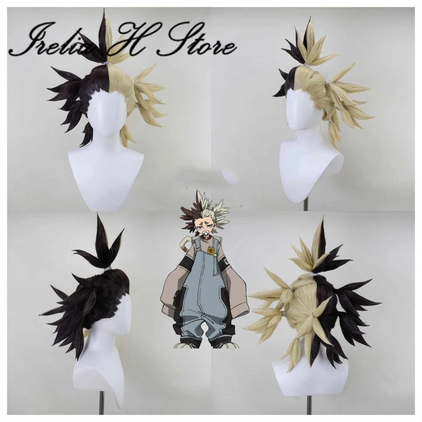 

Парик для косплея Irelia H Store GACHIAKUTA Dia, предварительно уложенный парик