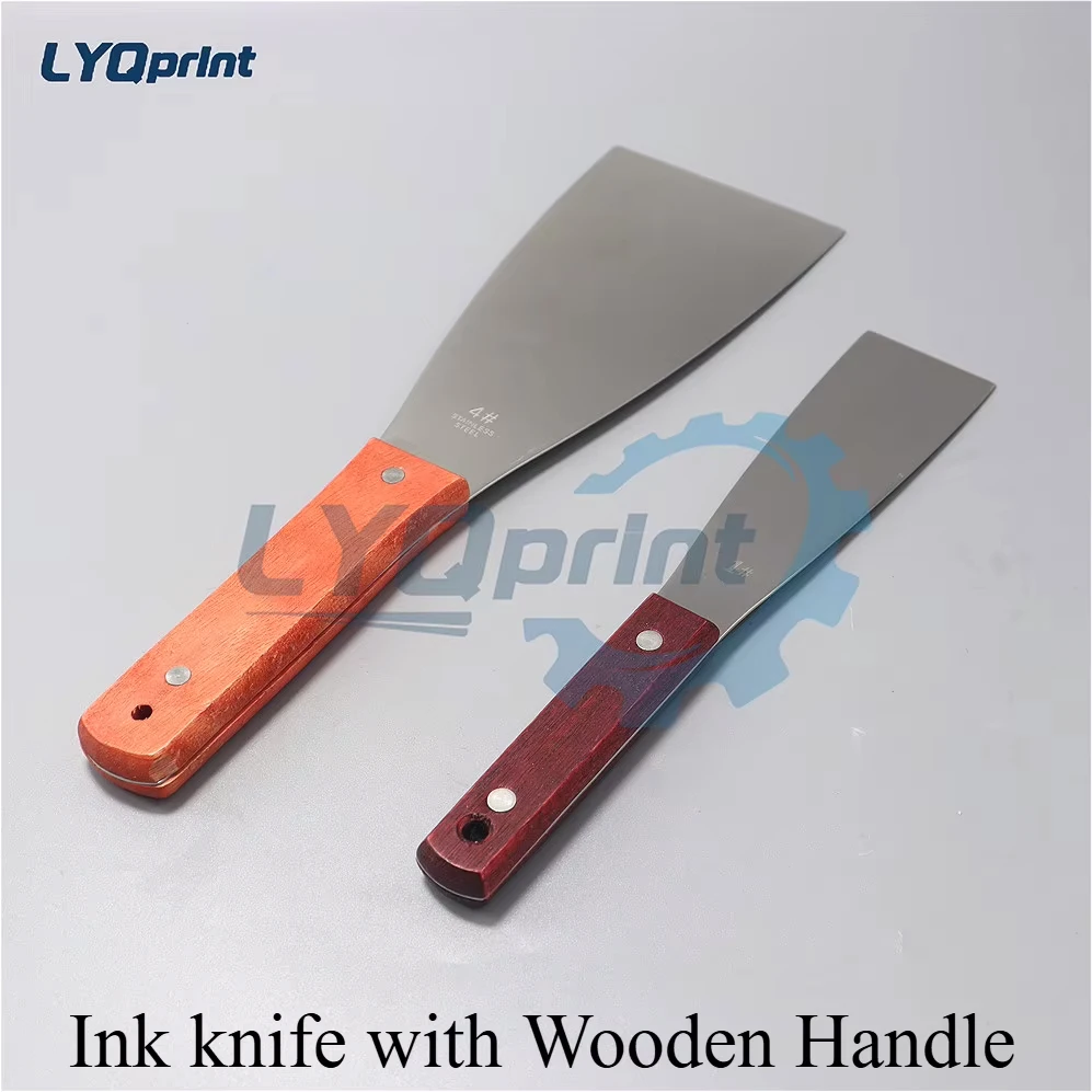 

Чернильный нож для печатной машины высшего качества с деревянной ручкой, длина 30 см, ширина 9 см для Heidelberg Roland KBA Komori