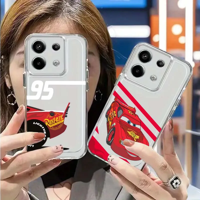 

Racing Cars Cool Phone Case For Xiaomi Mi Poco F2 F3 F4 F5 F6 X5 X6 X7 Pro TPU Protection Transparent