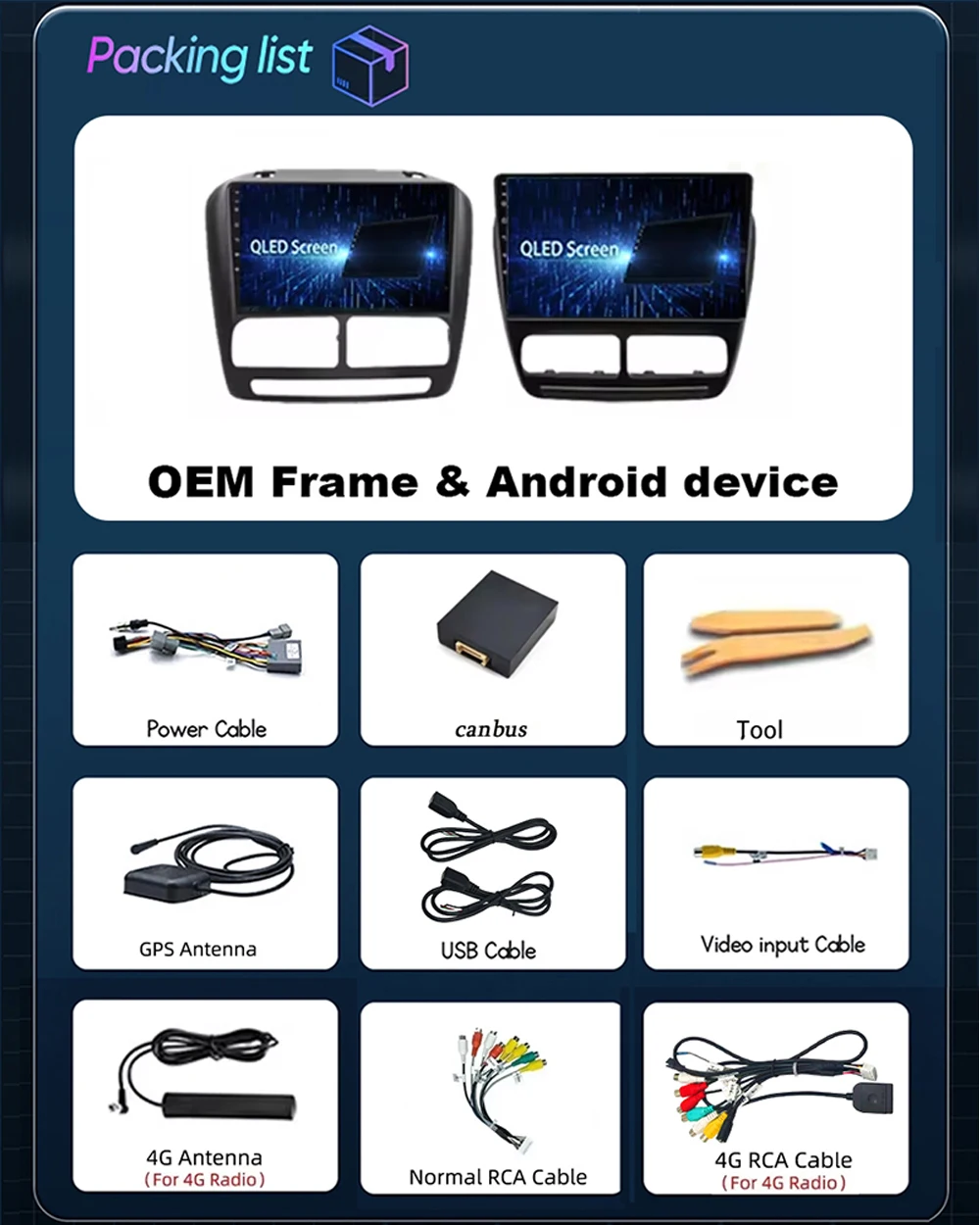 Radio para automóvil FIAT DOBLO 2010-2015/COMBO 2011-2018, con Carplay, Android Auto, reproductor multimedia estéreo, control por voz con inteligencia artificial, pantalla con conexión 5G y WIFI. 3