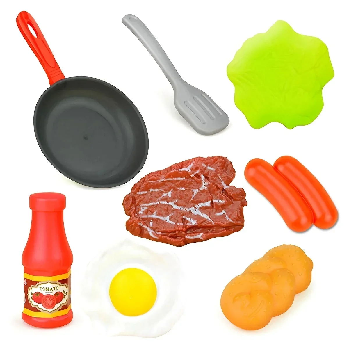 Crianças cozinha brinquedos de comida simulação panelas jogo conjunto fingir jogar pote bife pão vegetal cachorro quente omelete crianças presente brinquedos