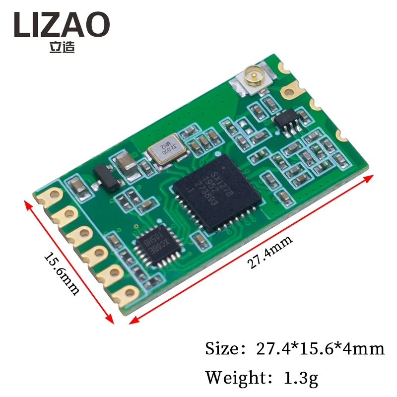 LIZAO HC-14 433MHz RF Wireless Module SI4438 1000M Long Range Serial Transceiver Data Transmission Networking Module