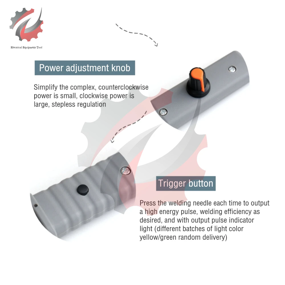 12V 99 Gears Stepless Adjustable Integrated Type Spot Welding Pen Accessory for 18650 Battery Spot Welding Machine Spot Welder