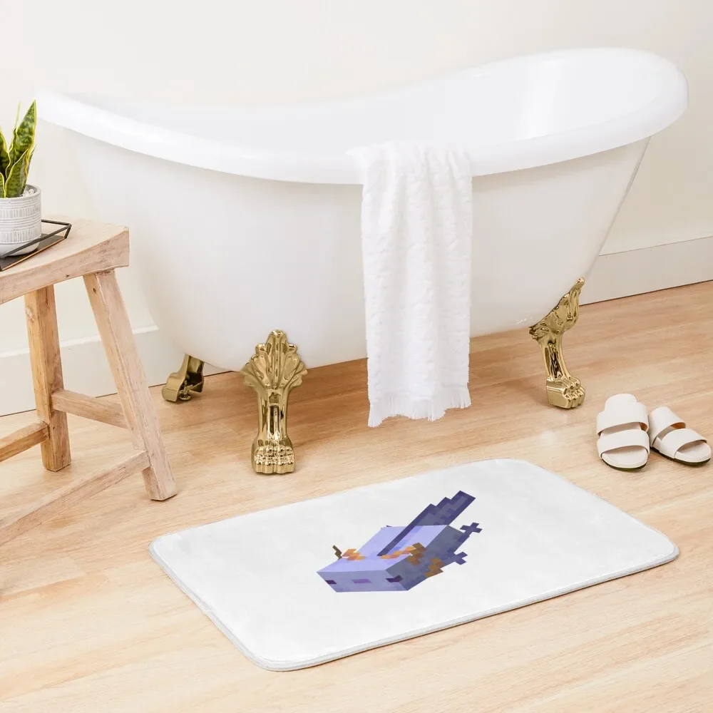 

Axolotl Bath Mat Carpet Anti Slip Bathroom Use Bathroom Carpet Set Hallways Mat