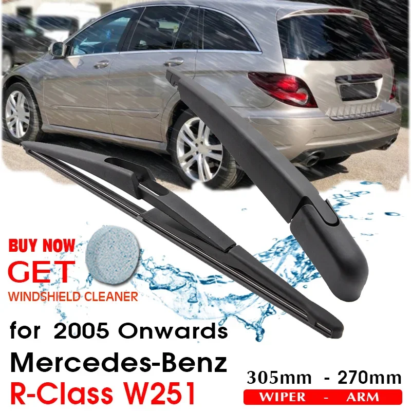 Car Wiper Blade Rear Back Window Windscreen Windshield Wipers Auto Accessories For Mercedes-Benz R-Class W251 305mm 2005 Onwards