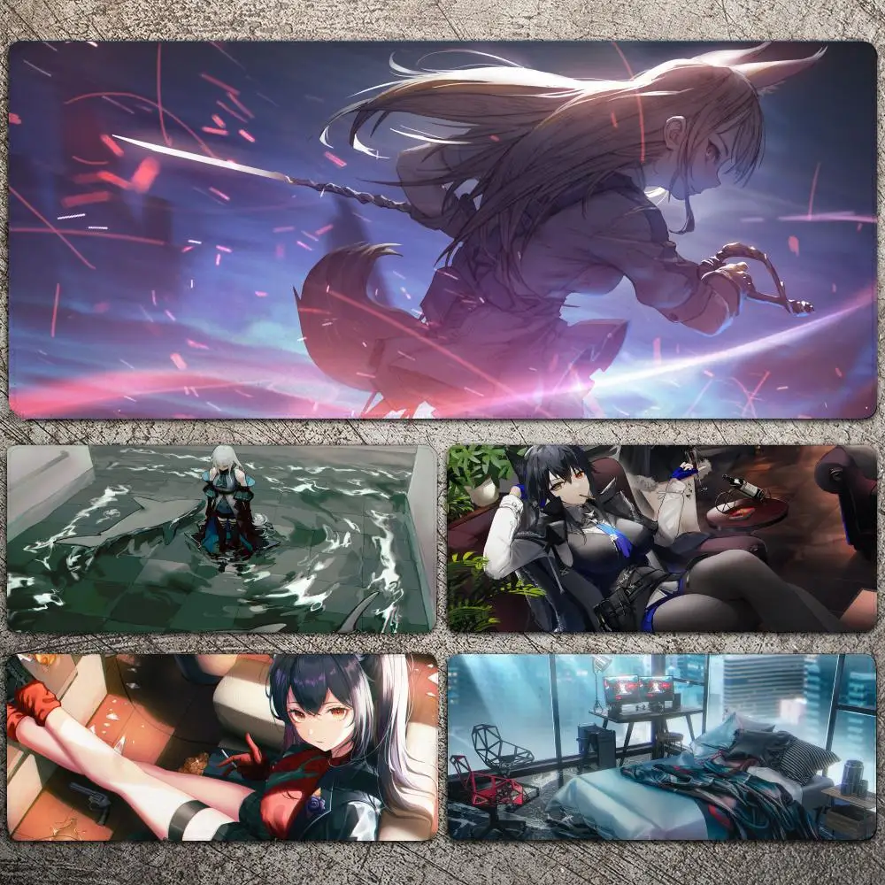 

Arknights Anime Girl Mousepad Large Gaming Mouse Pad LockEdge Thickened Computer Keyboard Table Desk Mat