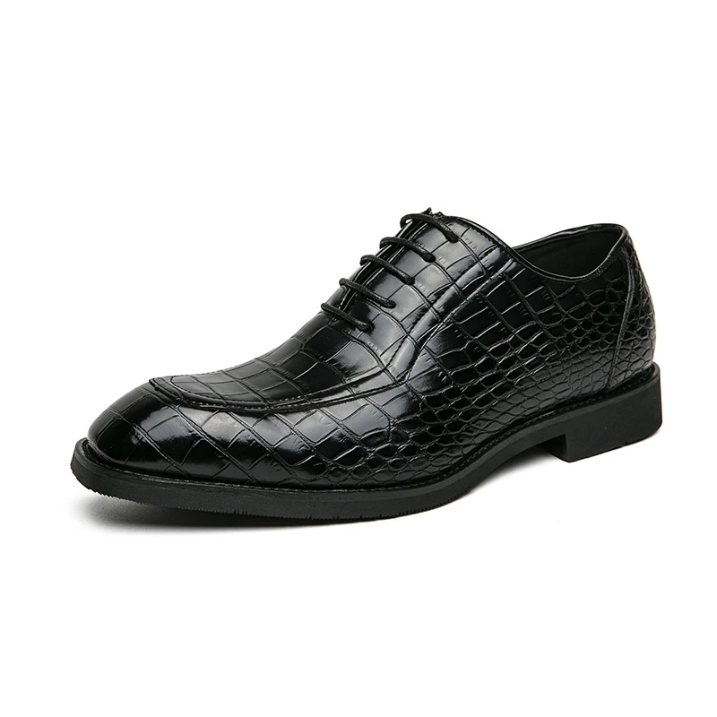 

Men's Motorcycle Retro Leather Shoes Business Formal Office Men's Shoes