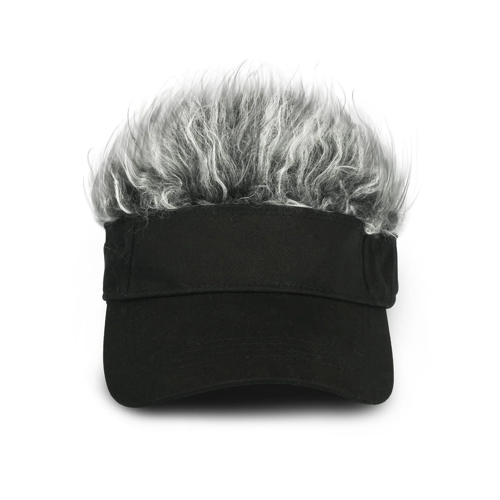 Synthetic Golf Baseball Cap Sports Running Hiking Sunhat Fancy Party Hip-Hop Dance Cap Visors Mens Spiked Wig Hairs Fishing Hat