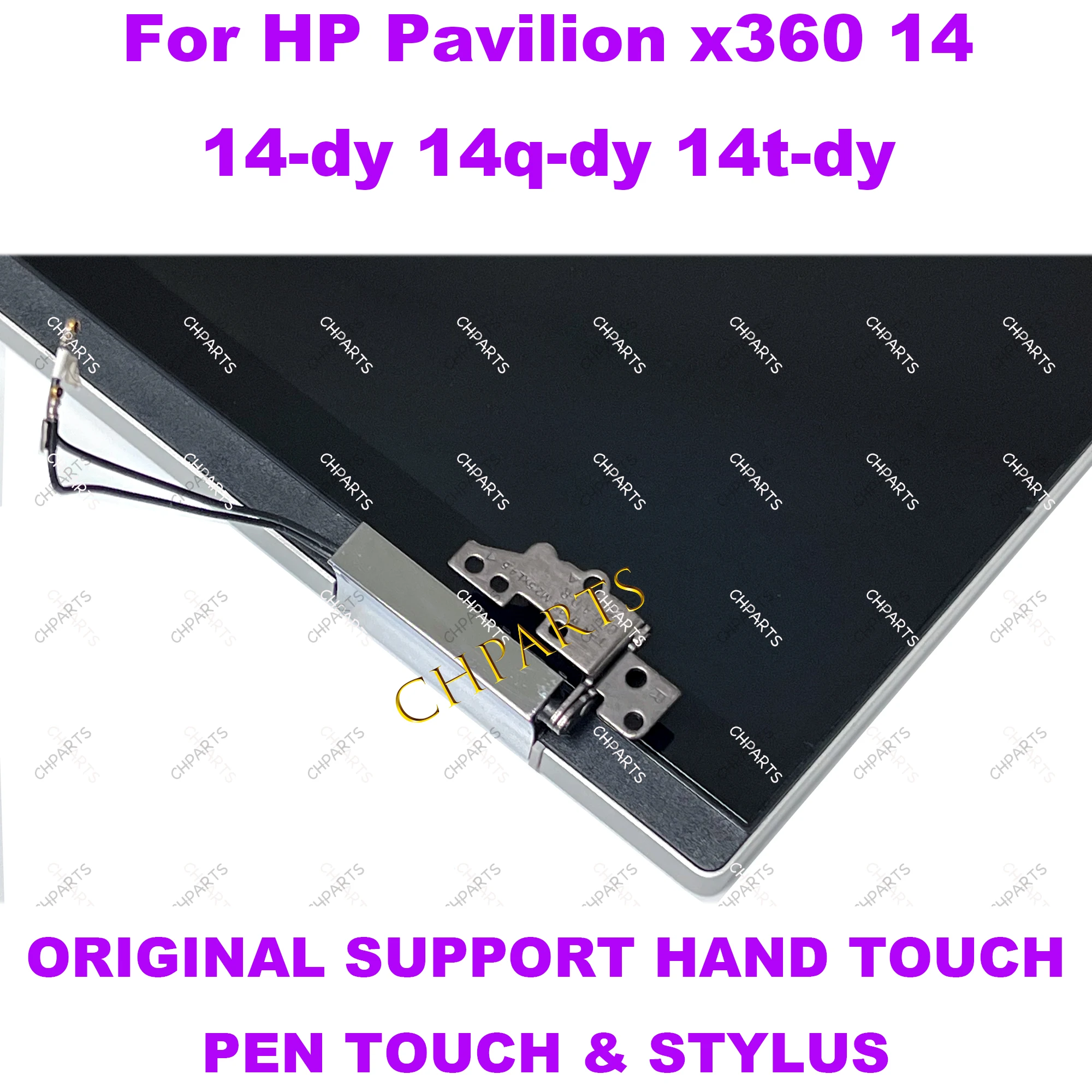 Imagem -04 - Laptop Lcd Touch Screen Substituição Montagem Completa com Dobradiças 14 Polegadas M45013001 hp Pavilhão X360 14-dy 14q-dy 14t-dy Tpn-w148 M45013-001