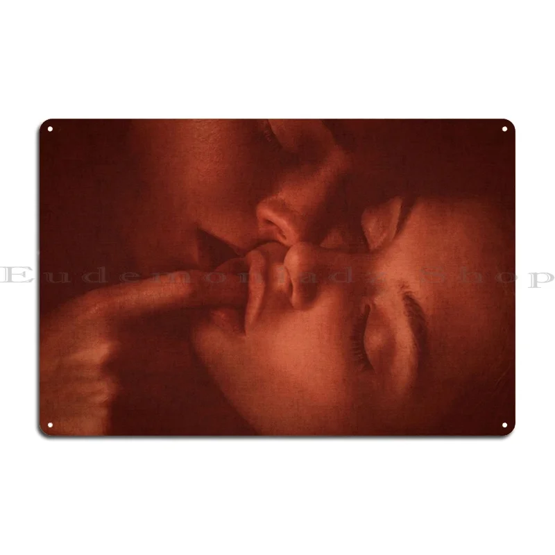 Erotic Kiss Metal Sign Club Decoration Custom Customized Wall Cave Tin Sign Poster