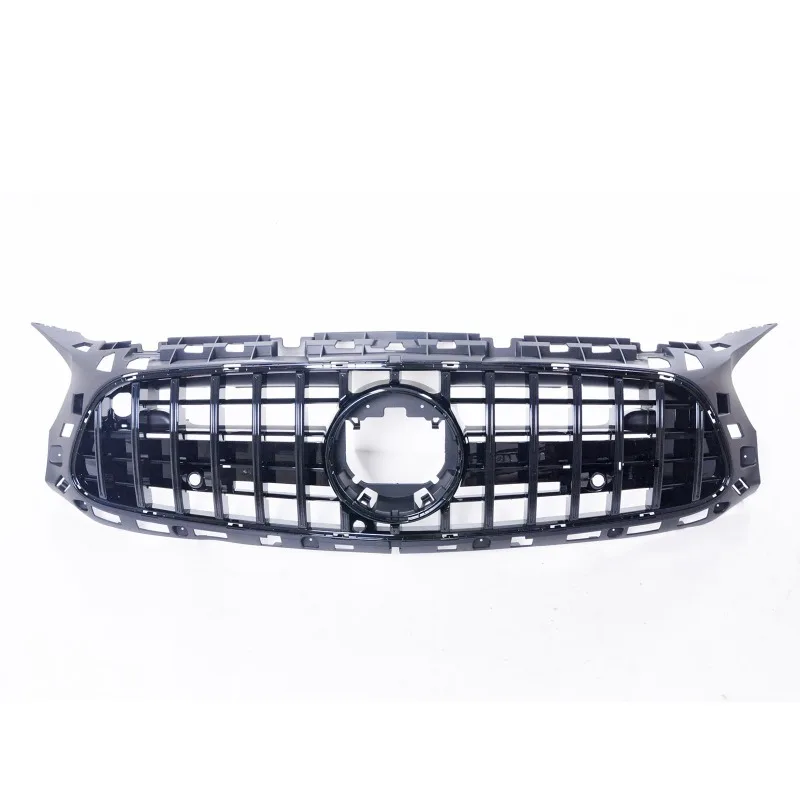 

Two-door front grille for automotive modifications