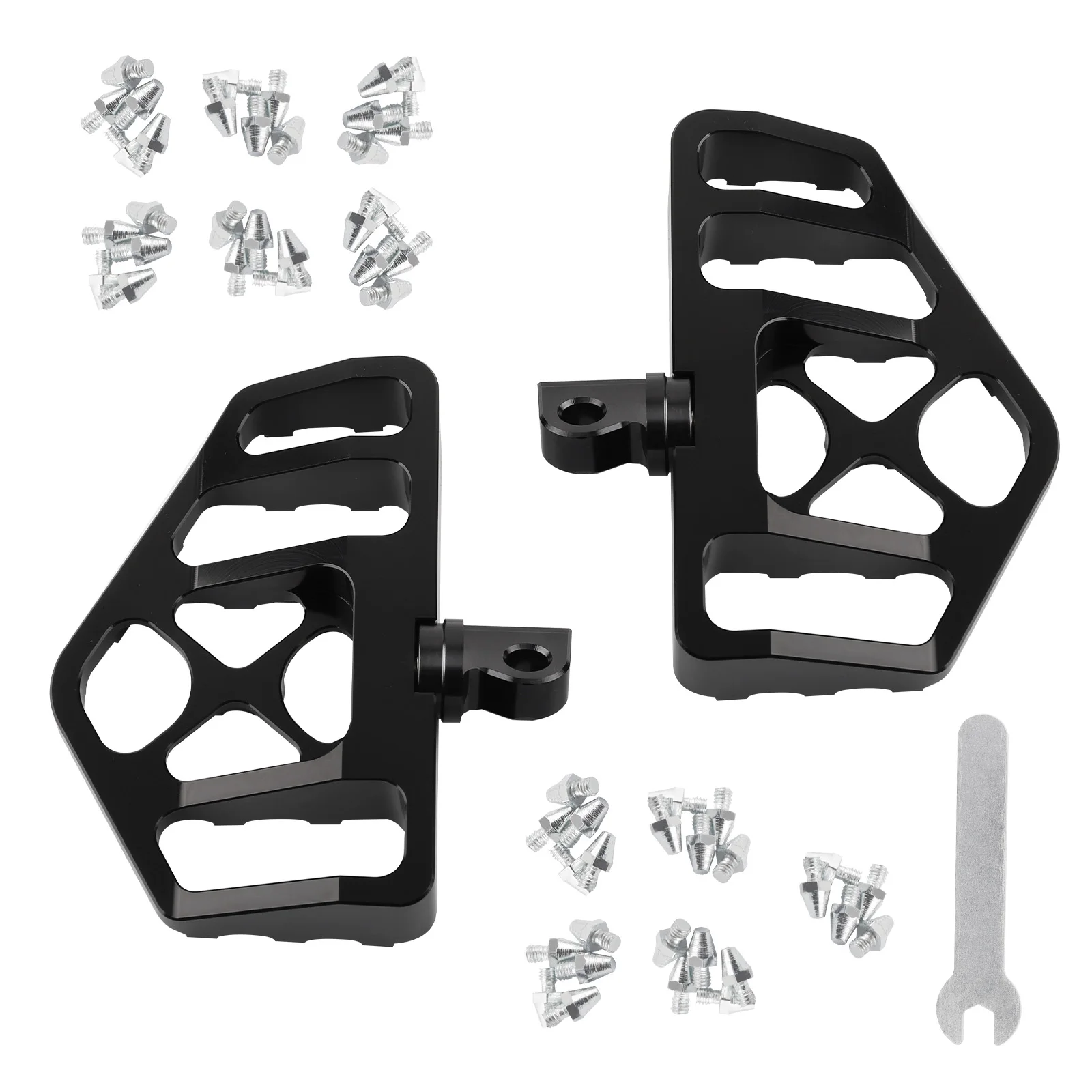

Wide MX Style Foot Pegs Floorboard For Harley Softail 1984-2017 Dyna 1983-2017