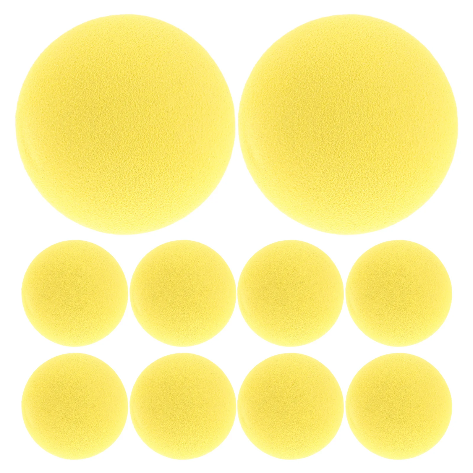 

10Pcs Golf Practice Balls Eva Foam Soft Lightweight Indoor Outdoor Training Equipment Beginner Backyard Games Colored Reusable