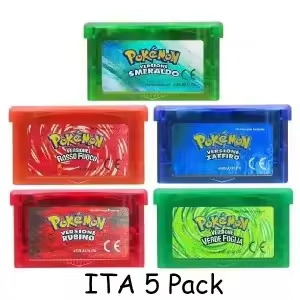 USA/EUR/ESP/ITA/NOE/FRA Pokemon Series Video Game Cartridge Pokemon Emerald FireRed LeafGreen Ruby Sapphire for GBA - Image 20