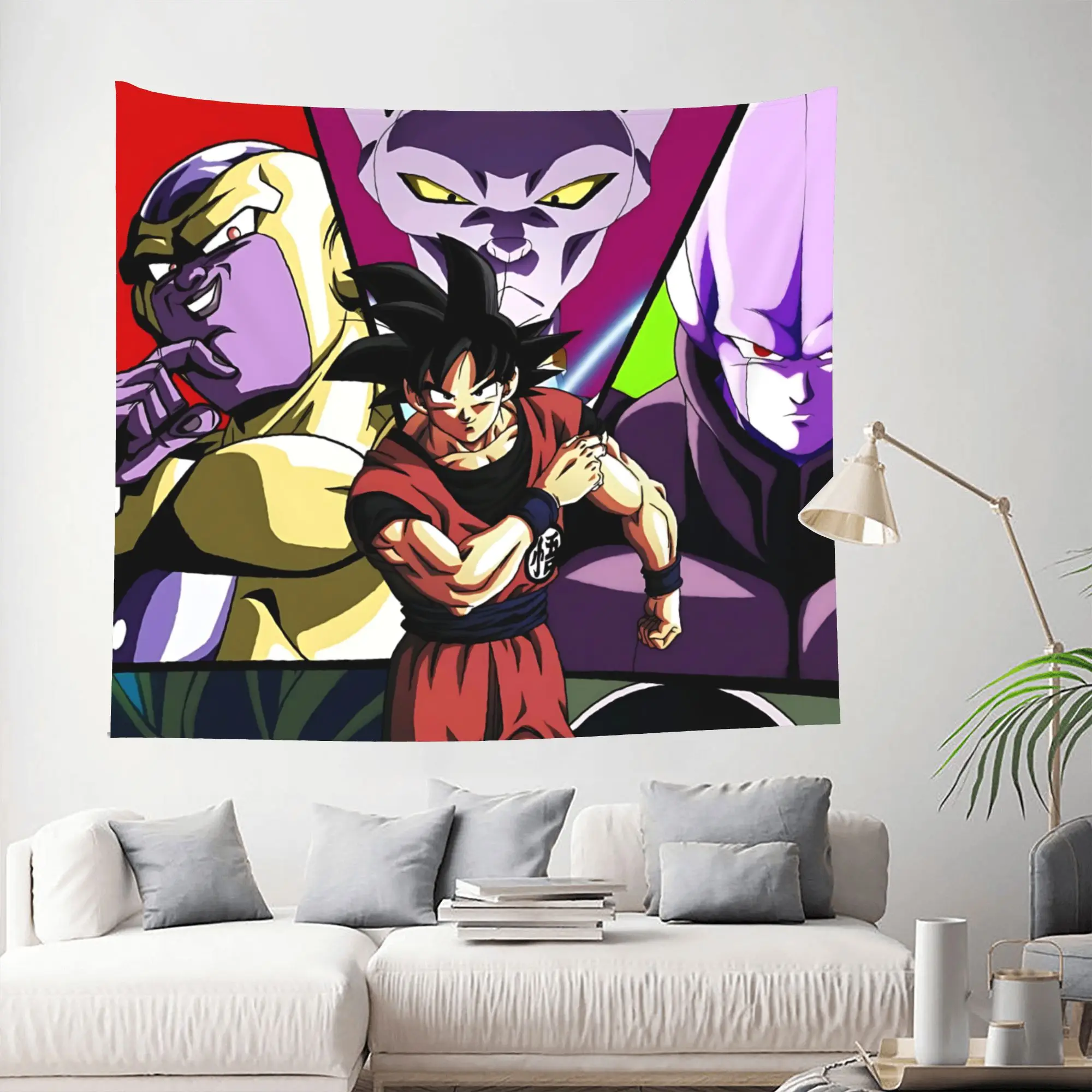 Customized Dragon Ball Goku cutecore Tapestry Bedroom Decoration funko Wall Hanging Blanket Tapestry Cool Stuff For Room