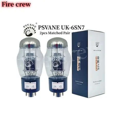 Fire Crew PSVANE UK-6SN7 UK6SN7 Vacuum Tube Replace CV181 6SN7 6N8P 6H8C WE6SN7 HIFI Audio Valve Electronic Tube Amplifier DIY