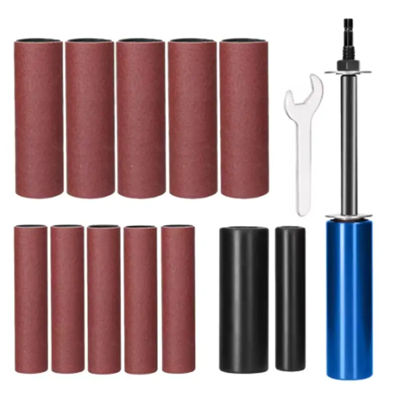 M11K-Electric Drill Attachment Sanding Rod Mini Belt Sander For Wood Metal Plastic Glass Stone Electric Drill Conversion