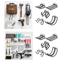 Pegboard Power Tool Hooks Holder Pegboard Drill Holder Hanger Rack Heavy Duty Hooks Tool Multi-Function Wall Storage Organizer