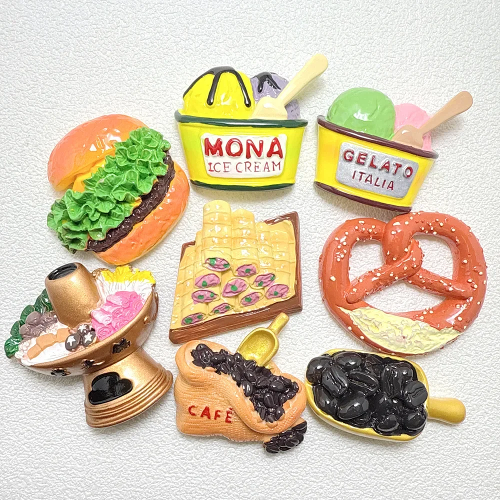 ​​Epoxy Resin New Fake Food Flatback Charms Cabochons for DIY Craft, Flatback Charms Decoration, Miniature Dollhouse Supplies