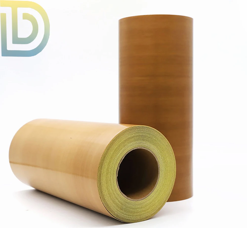 0.13/0.18mm PTFE High Temperature Adhesive Tape, Heat Resistant Non-Stick Fabric Tape for Heat Sealer, Vacuum Sealer