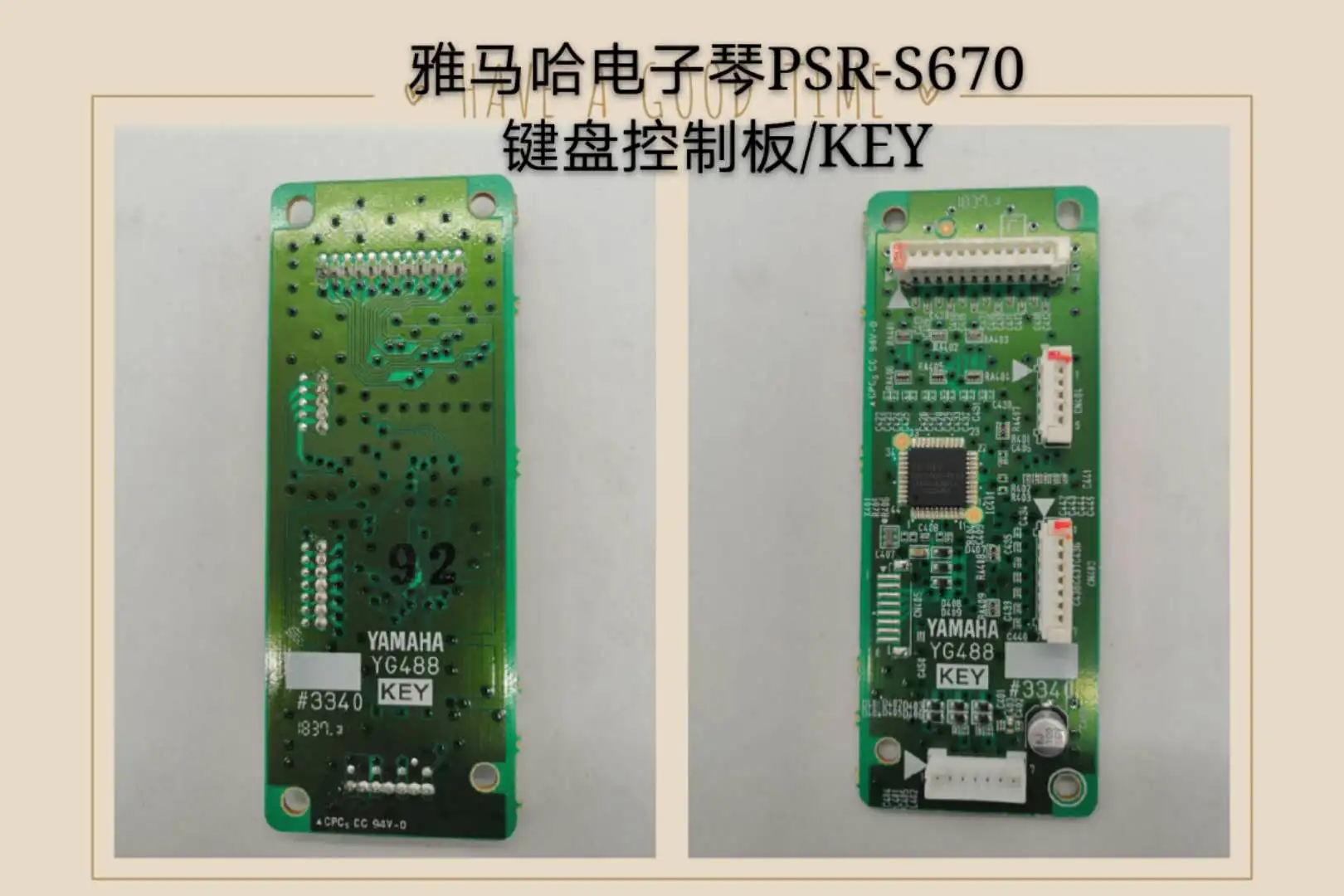 Key Control Board PCB For Yamaha Digital Piano PSR-S670